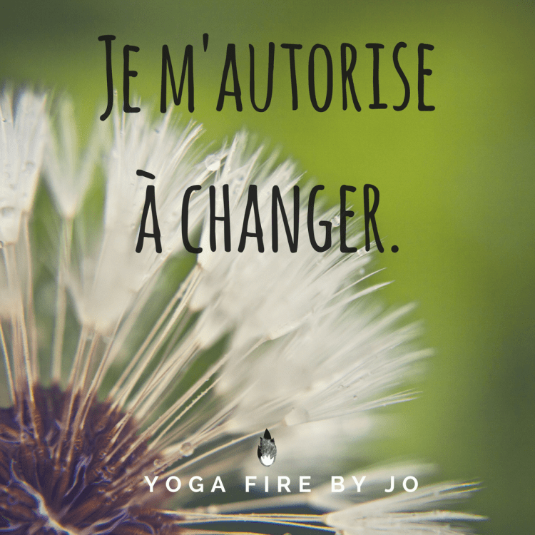 Semaine 13 CHANGEMENT