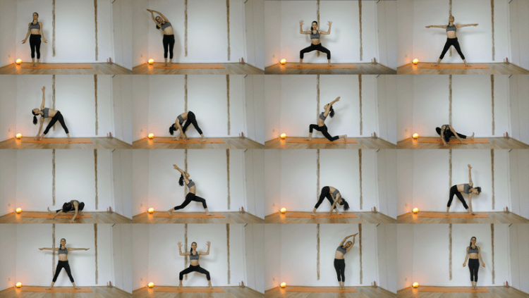 Salutation à la lune